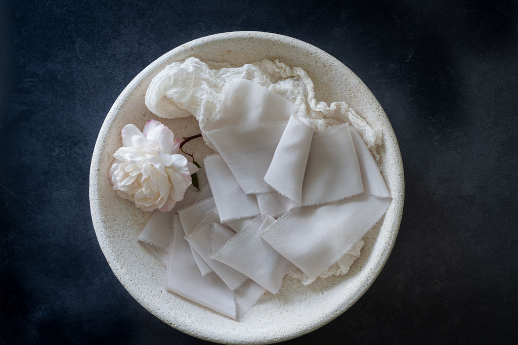 The special qualities of silk ribbons